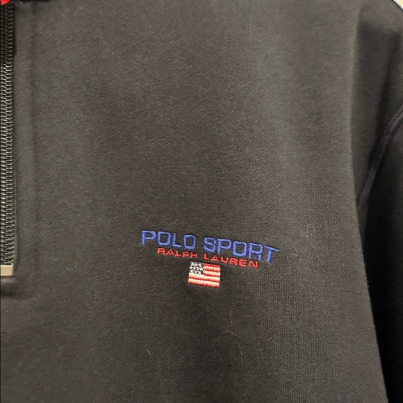 Vintage 1990s Polo Sport Rescue Expedition Quarter Zip Sweatshirt - Picture 2 of 6
